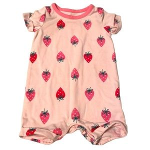 Cat & Jack Strawberry Onesie